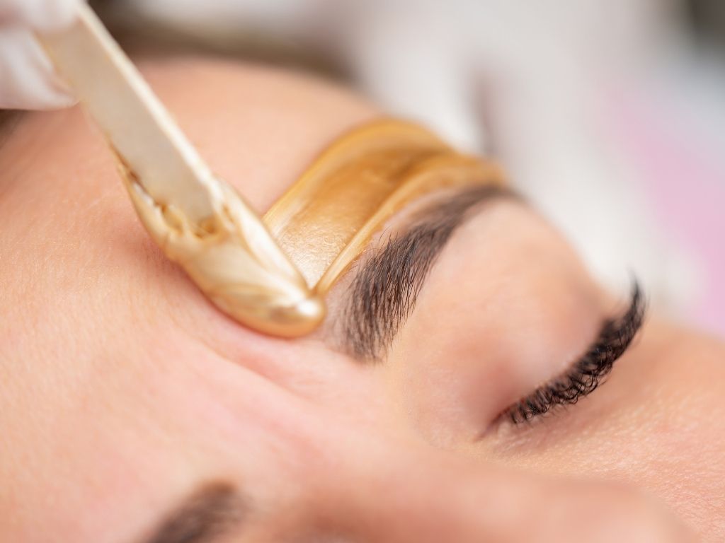 Brow waxing and grooming services for men at Glow Up Studio Dallas