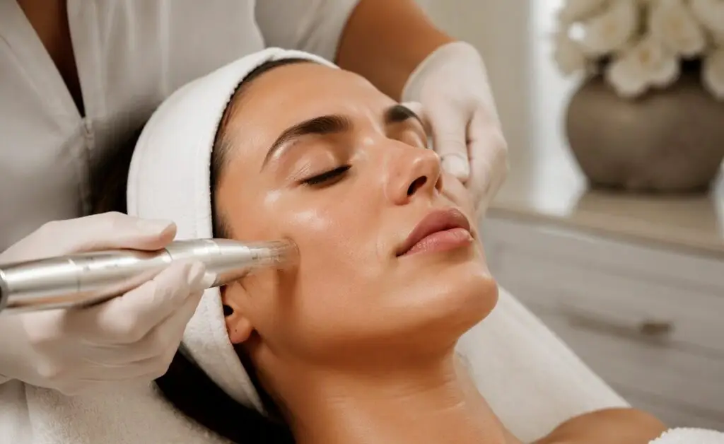 Microneedling treatment in Dallas